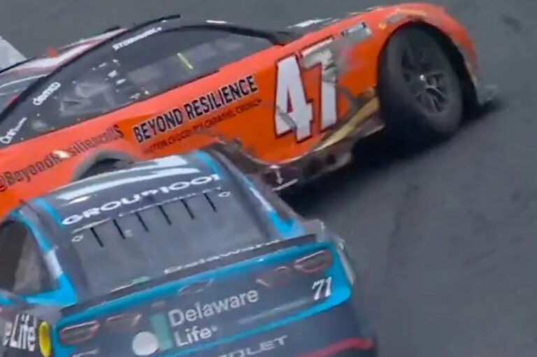 Michael McDowell Collides with Ricky Stenhouse in Fiery Post-Race Battle 5 michael mcdowell wrecks ricky stenhouse in heated post race clash Michael McDowell Collides with Ricky Stenhouse in Fiery Post-Race Battle